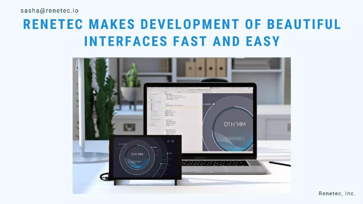 Renetec pitch deck slide 3 of 9