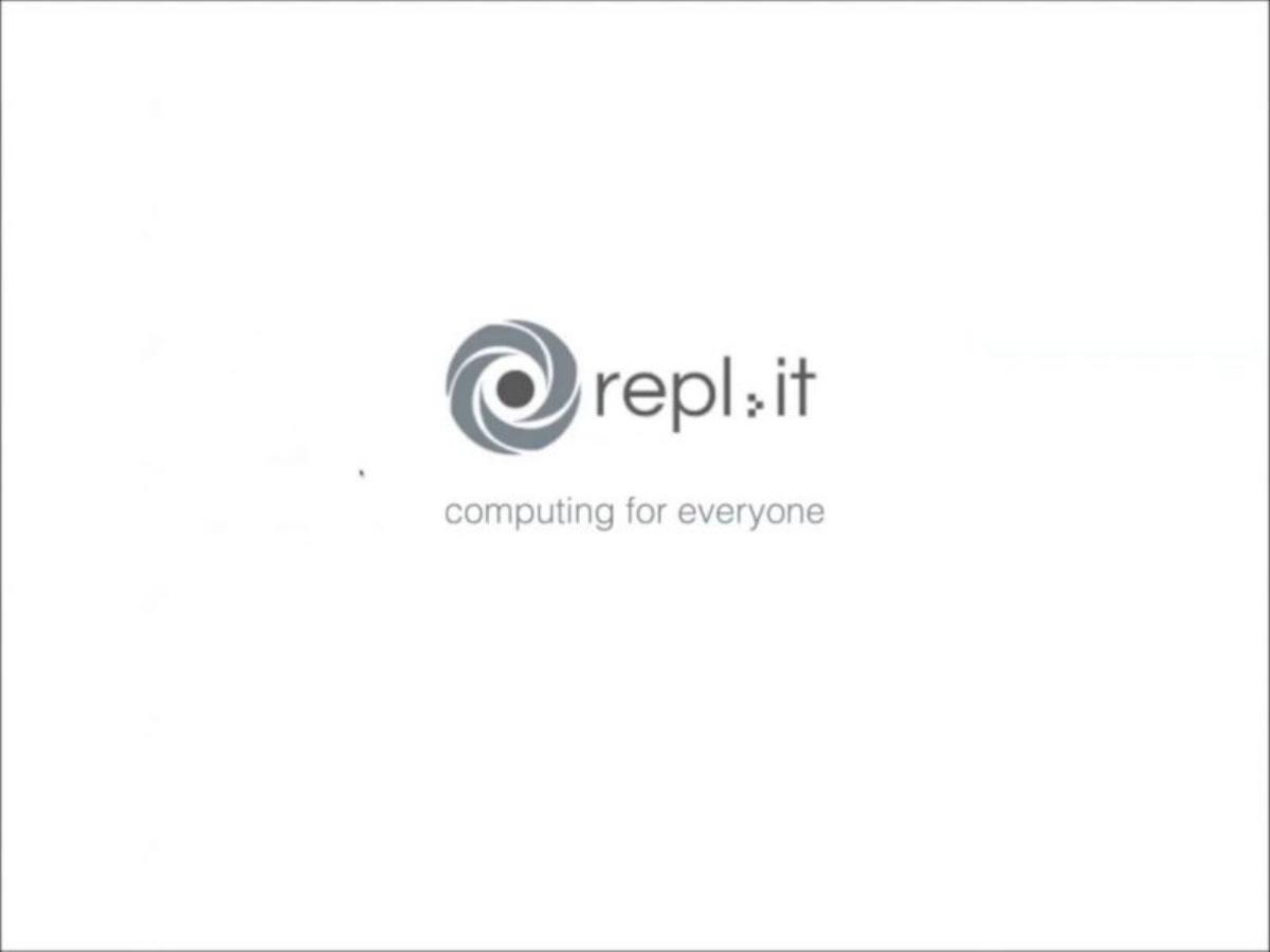 Replit pitch deck slide 1 of 21