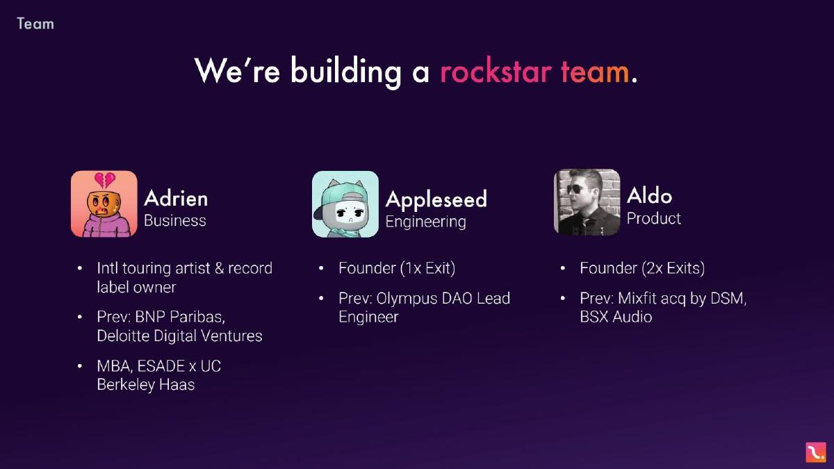 Reveel pitch deck slide 8 of 10