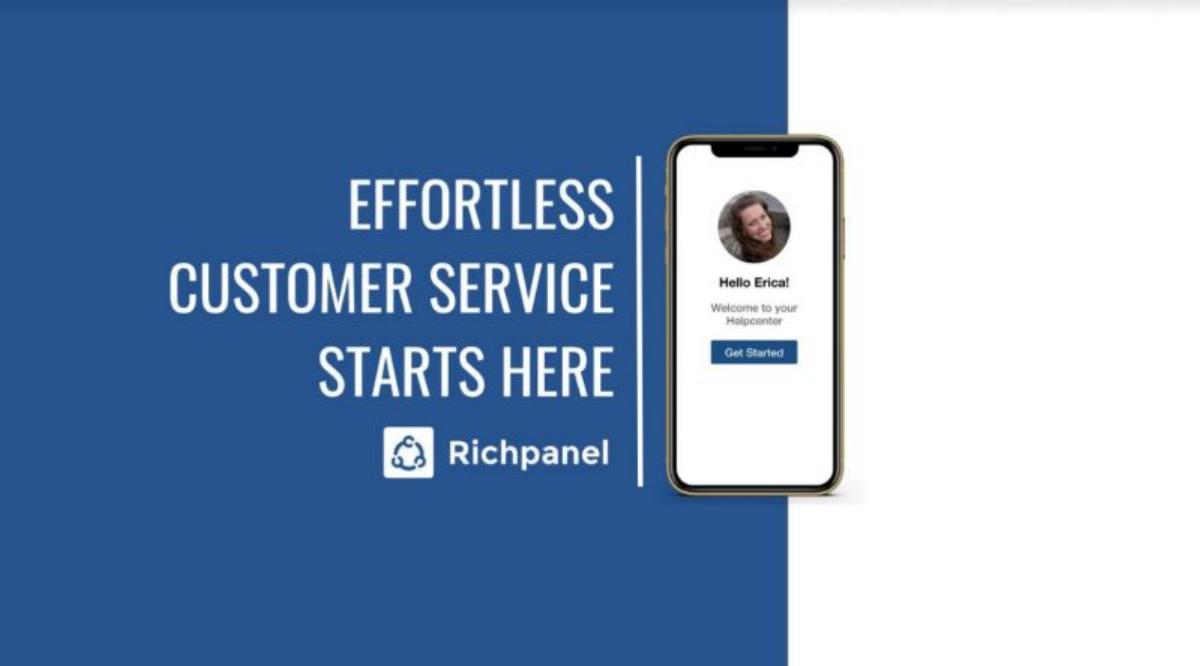 Richpanel pitch deck slide 1 of 10