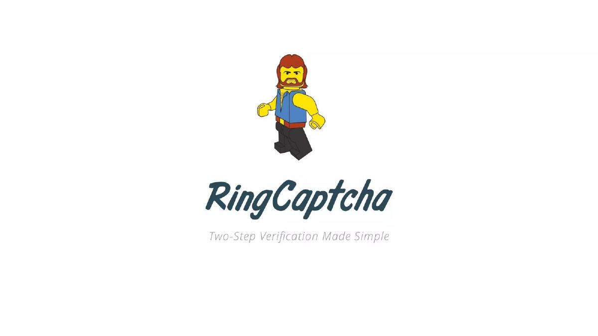 RingCaptcha pitch deck slide 1 of 8