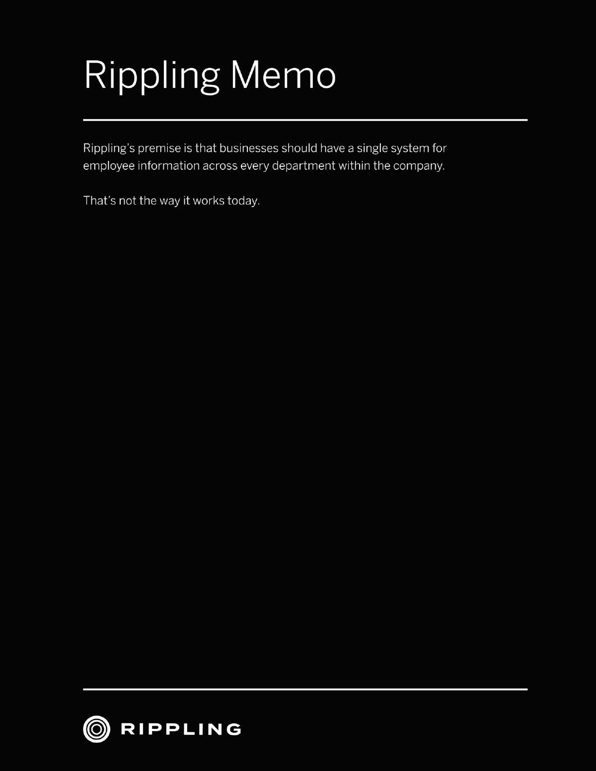 Rippling pitch deck slide 1 of 11