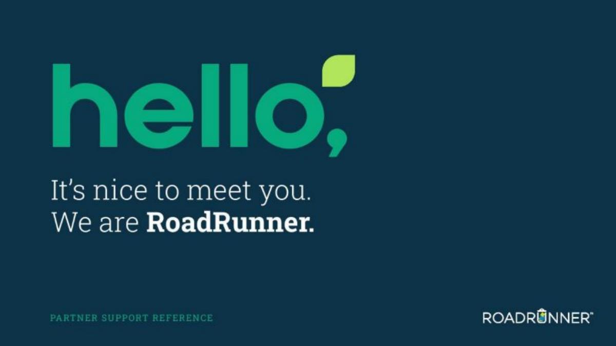 Roadrunner pitch deck slide 1 of 11