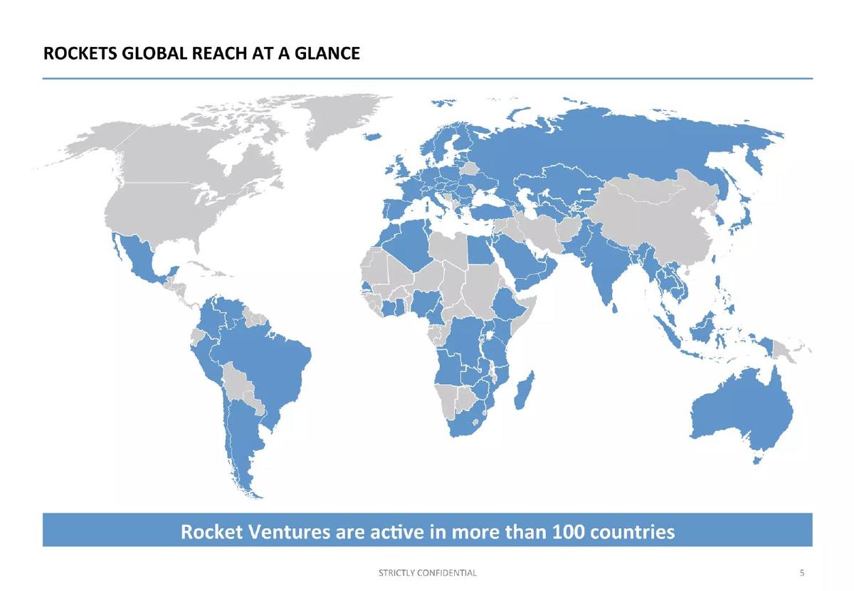 Rocket Internet pitch deck slide 5 of 42