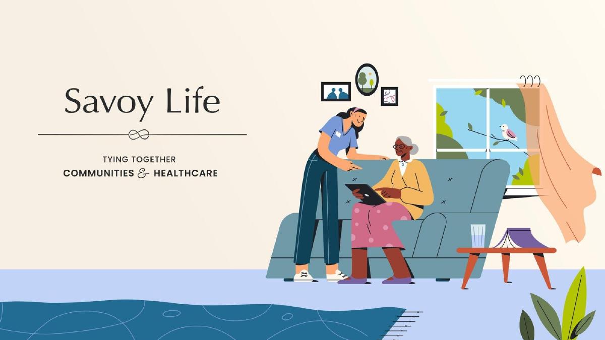 Savoy Life pitch deck slide 1 of 9
