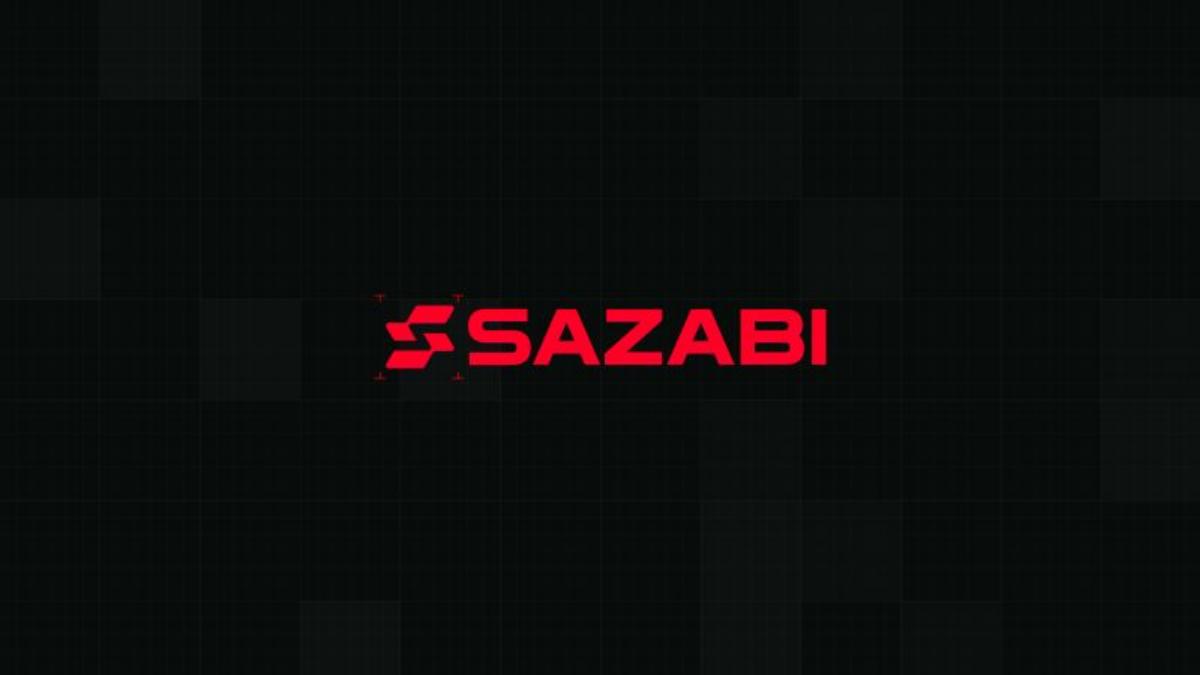 Sazabi pitch deck slide 1 of 12
