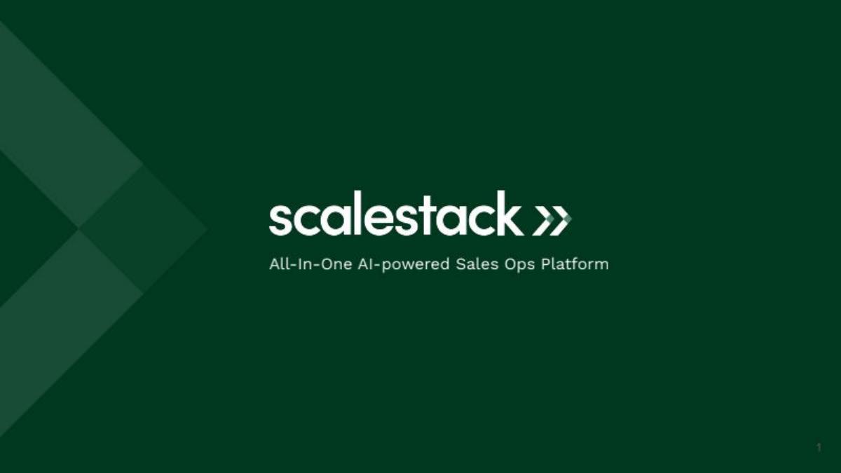 Scalestack pitch deck slide 1 of 19