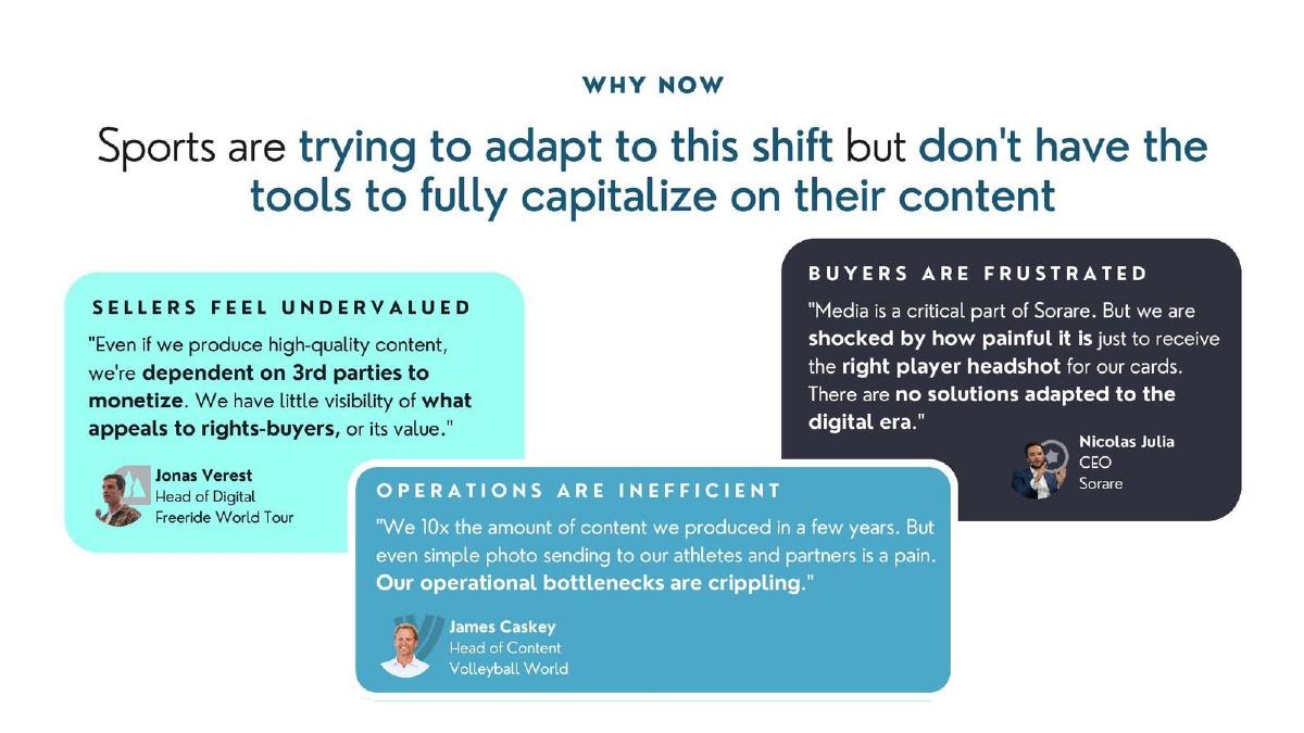 ScorePlay pitch deck slide 3 of 9