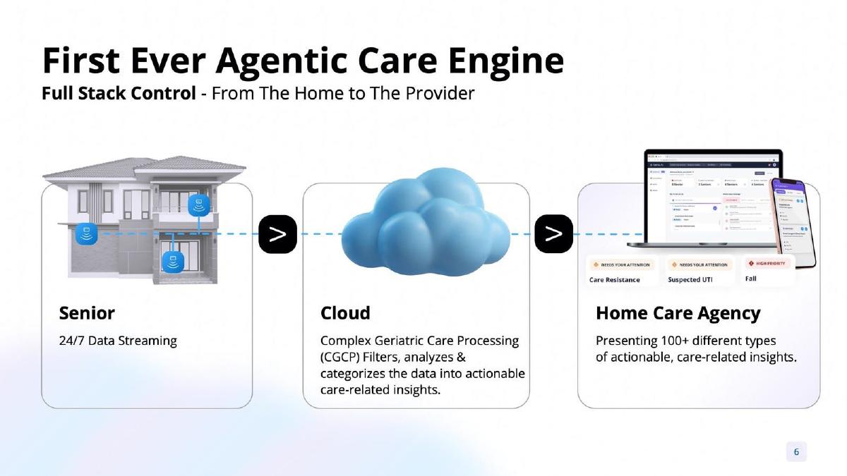 Sensi.AI pitch deck slide 6 of 10