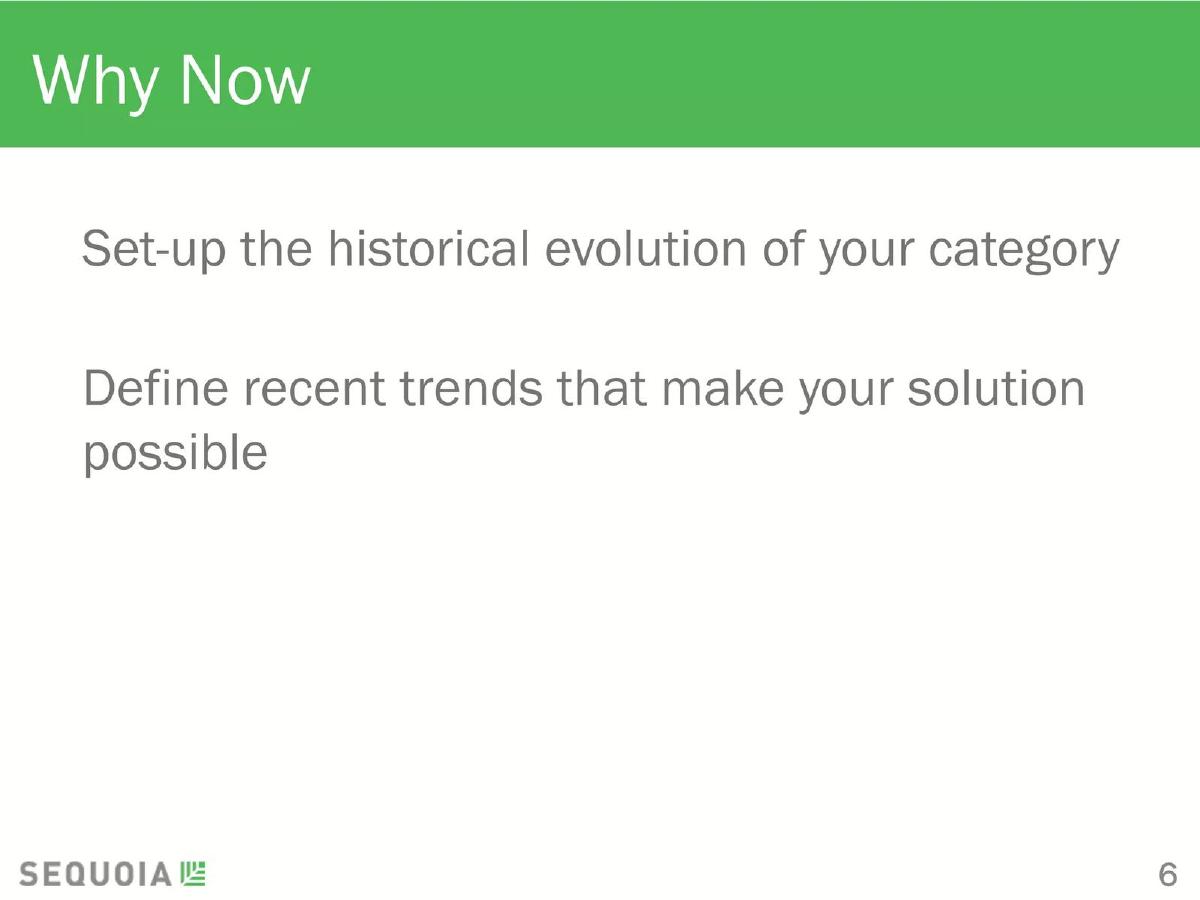 Sequoia Capital (Template) pitch deck slide 6 of 13