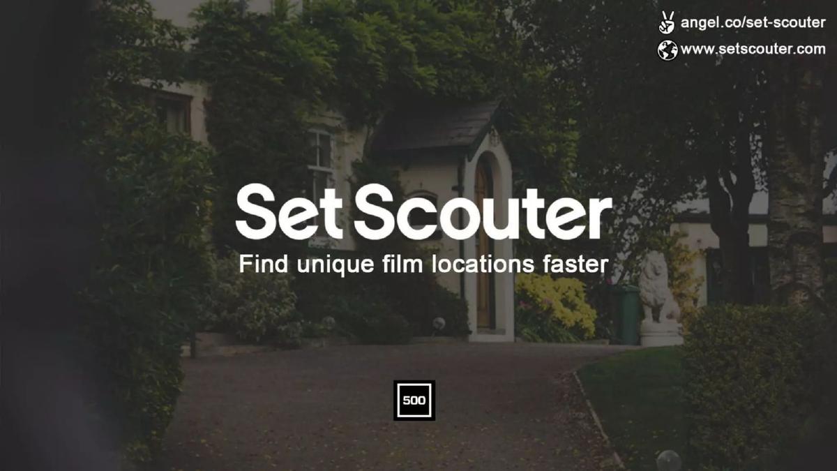 Set Scouter pitch deck slide 1 of 12