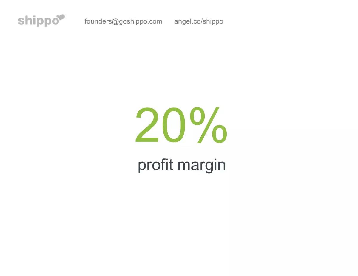 Shippo pitch deck slide 4 of 12
