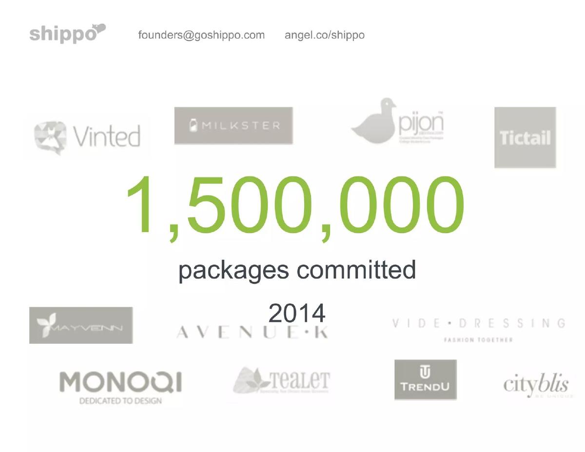 Shippo pitch deck slide 5 of 12