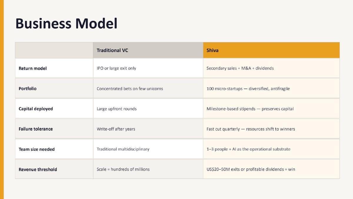 Shiva pitch deck slide 5 of 10