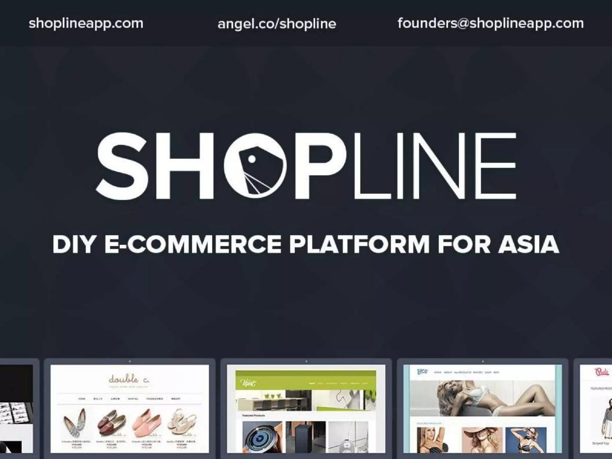 Shopline pitch deck slide 1 of 11
