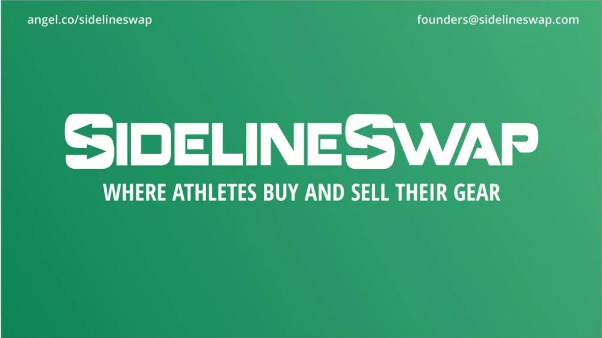 SidelineSwap pitch deck slide 1 of 11