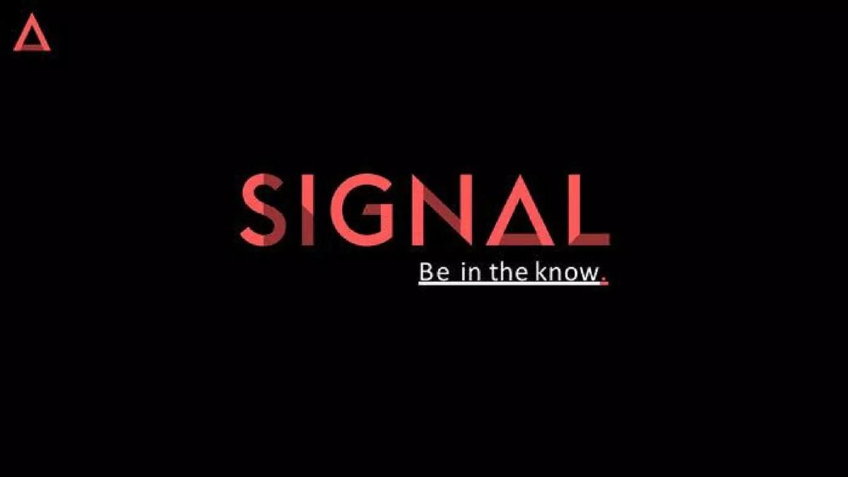 Signal AI pitch deck slide 1 of 22