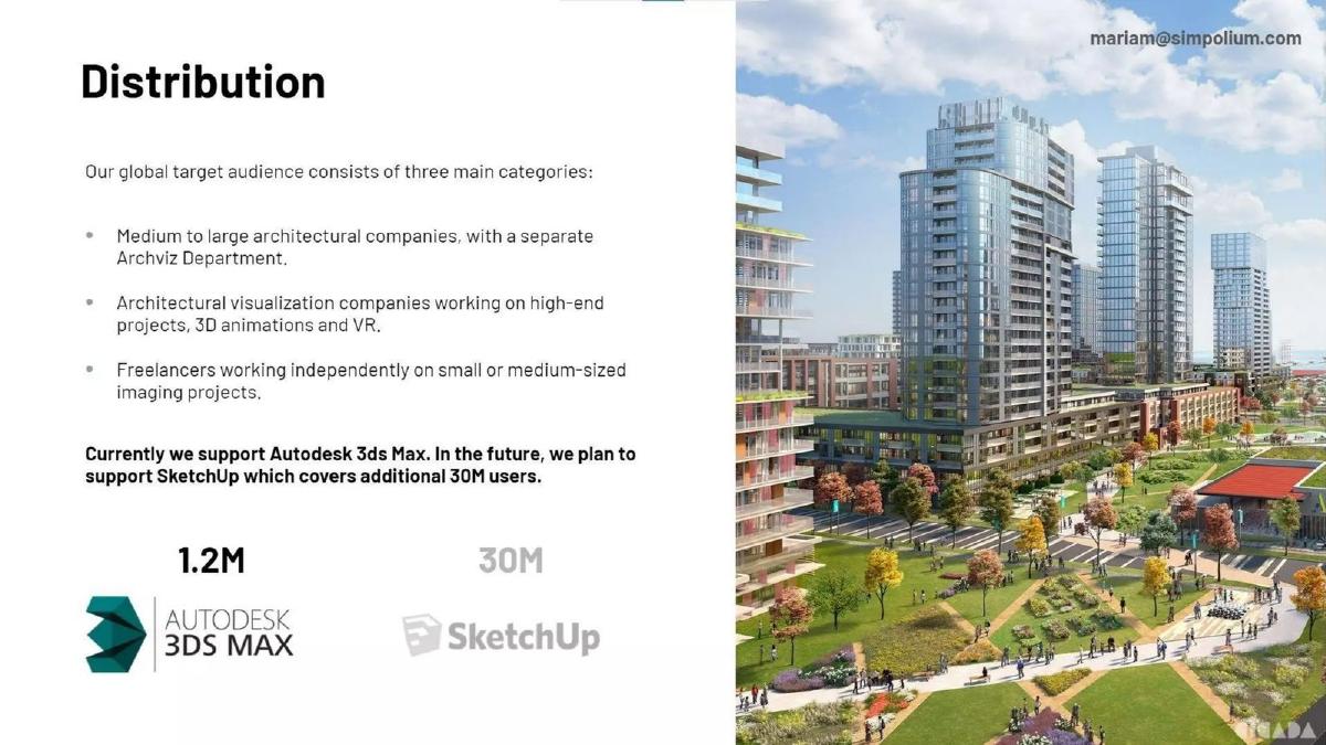 Simpolium pitch deck slide 5 of 10