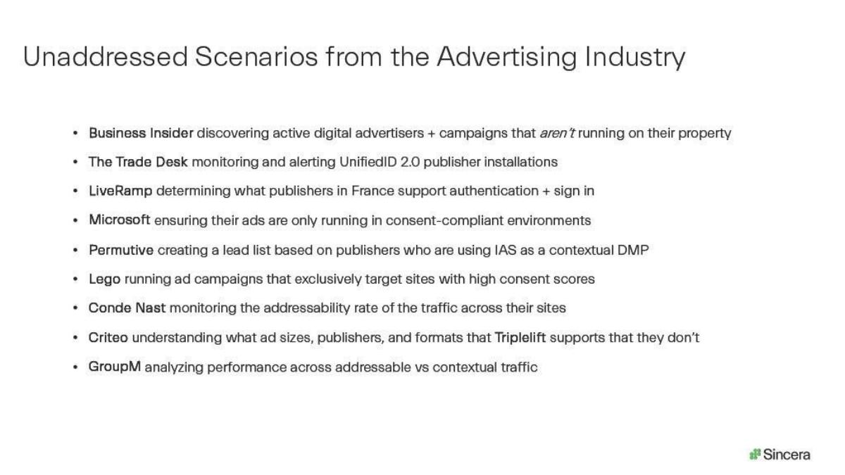 Sincera pitch deck slide 3 of 10