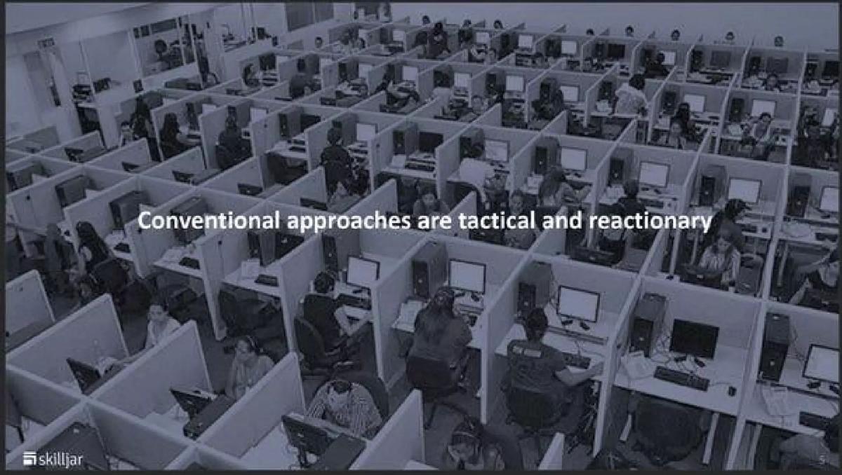 Skilljar pitch deck slide 5 of 12