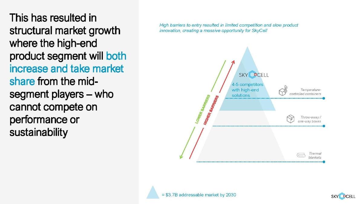 SkyCell pitch deck slide 4 of 11