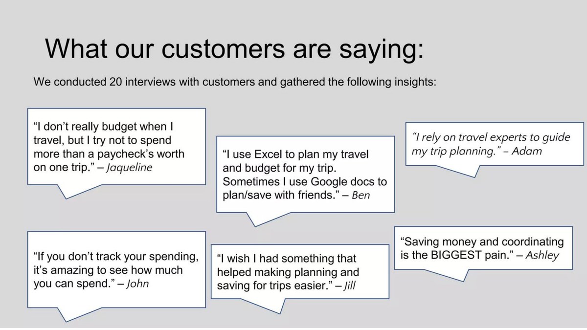 Sliver pitch deck customer research slide 8