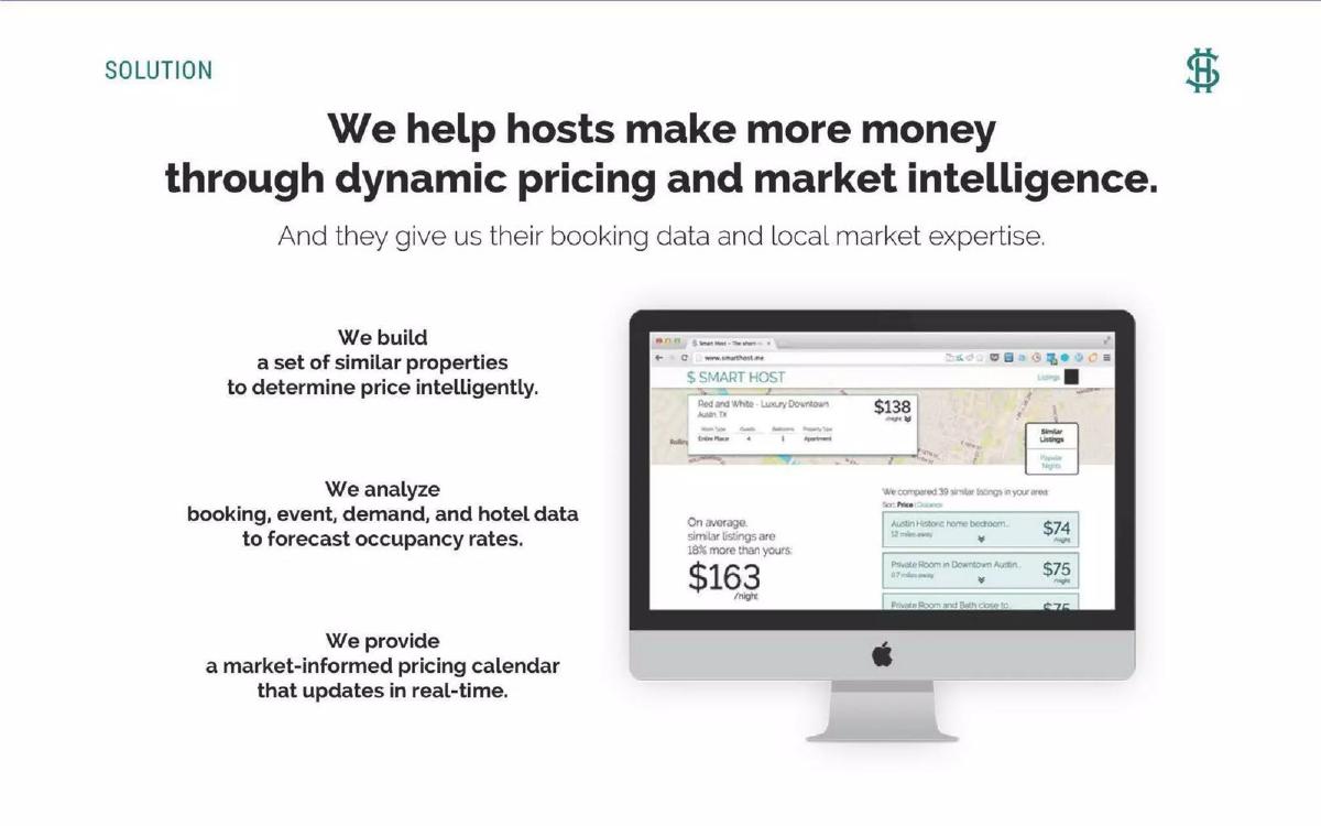 SmartHost pitch deck slide 6 of 16
