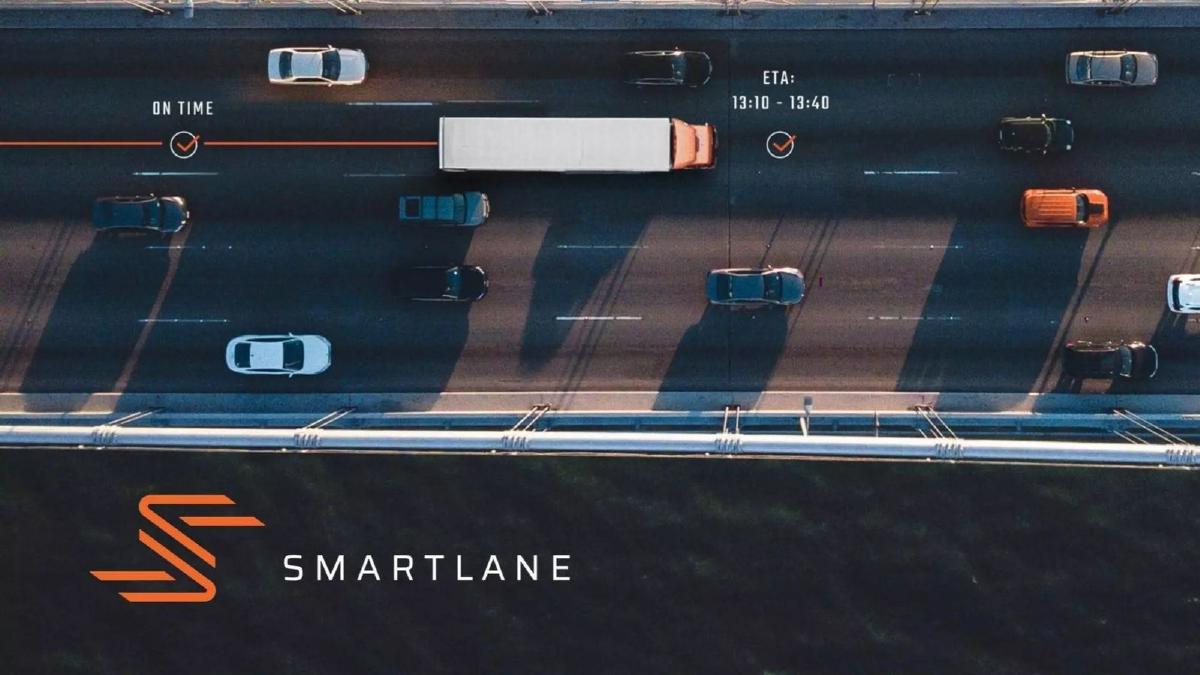 Smartlane pitch deck slide 1 of 14
