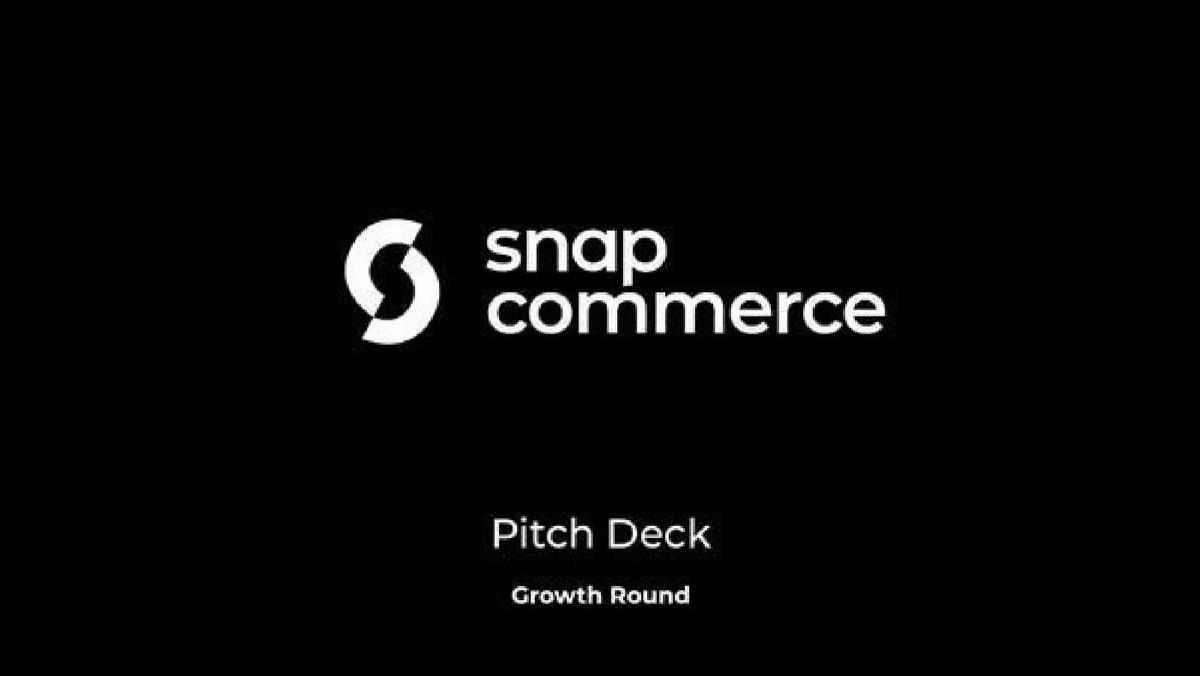 Snapcommerce (now Super.com) pitch deck slide 1 of 18