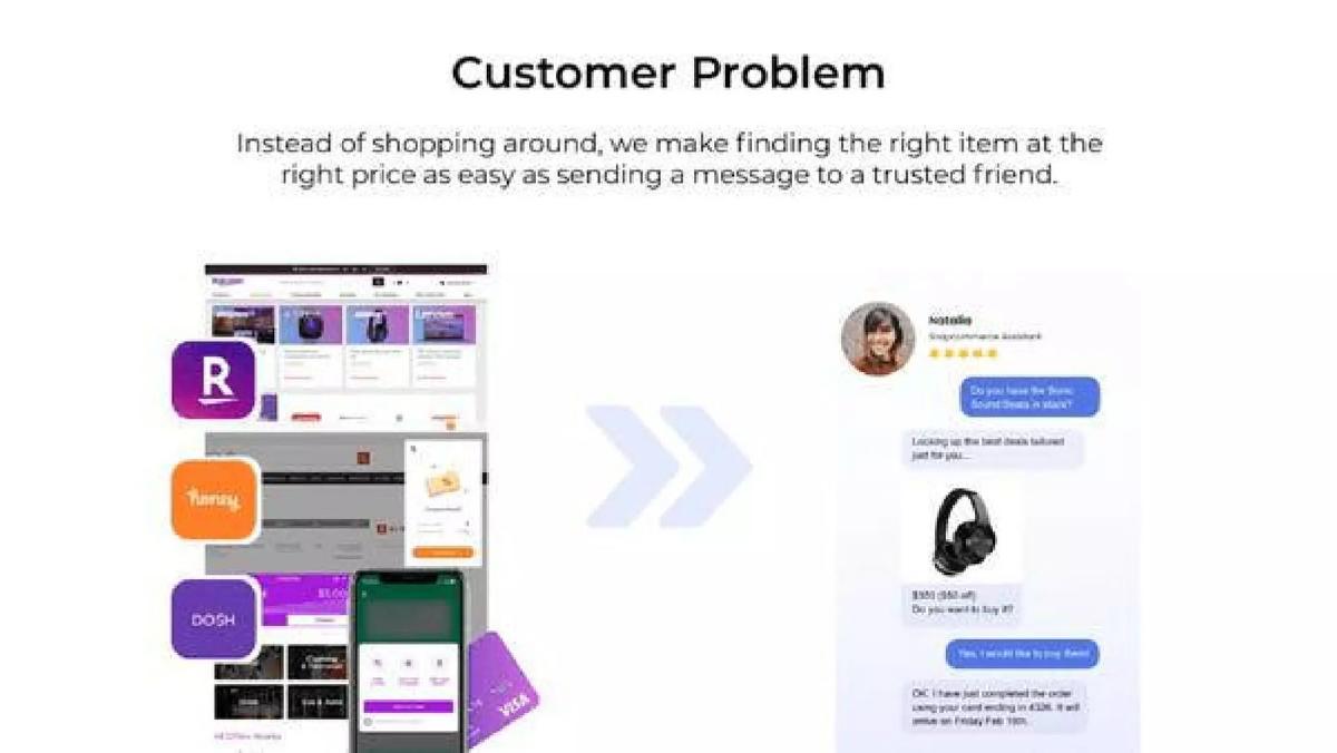 Snapcommerce (now Super.com) pitch deck slide 4 of 18