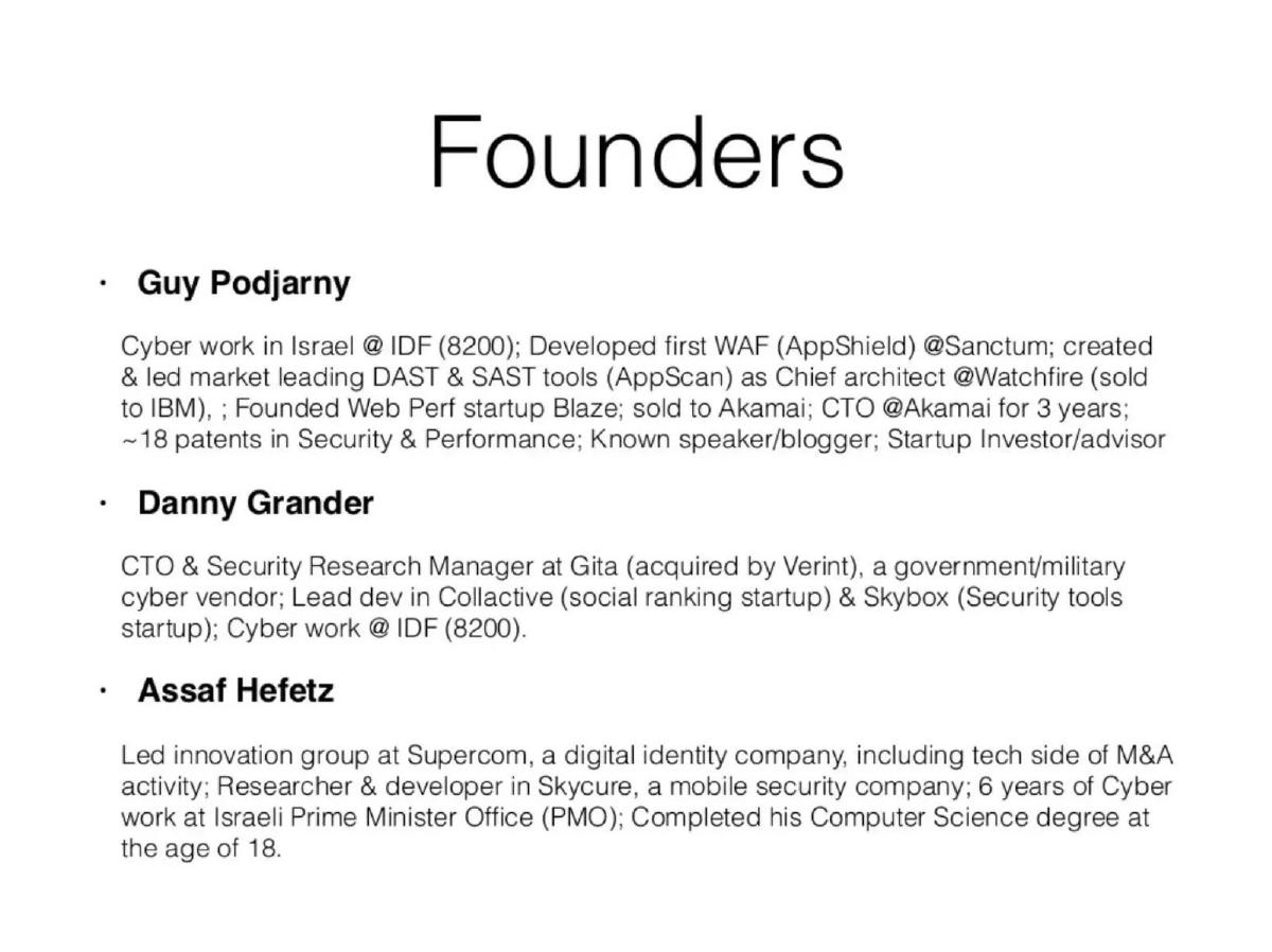 Snyk pitch deck slide 6 of 8