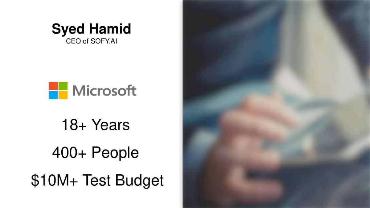 Sofy.ai pitch deck slide 5 of 12