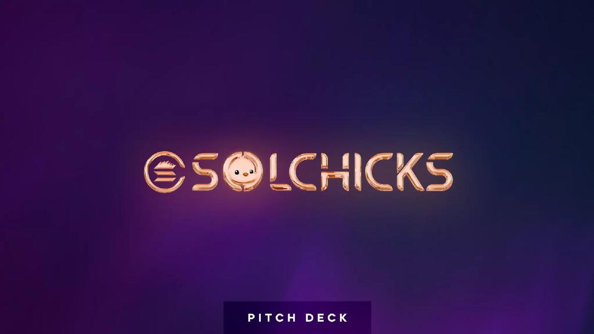 SolChicks pitch deck slide 1 of 26