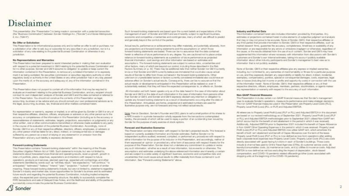 Sonder pitch deck slide 2 of 50