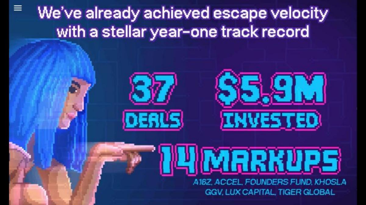 Spacecadet Ventures pitch deck slide 4 of 17