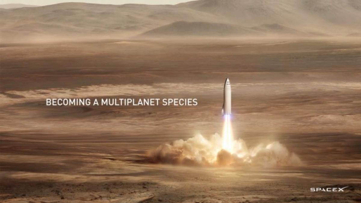 SpaceX pitch deck slide 1 of 39