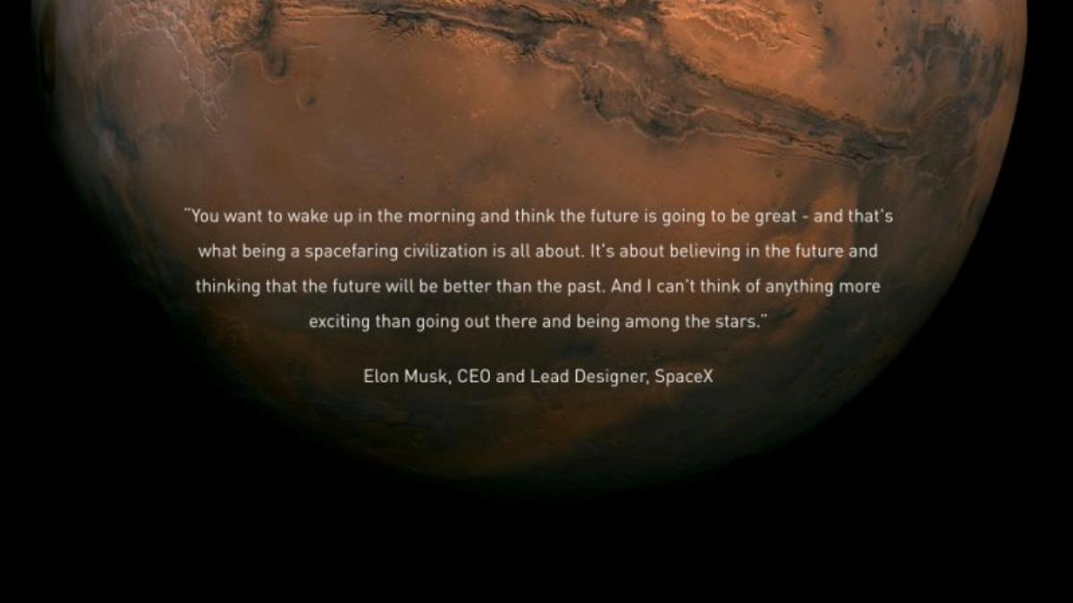 SpaceX pitch deck slide 2 of 39