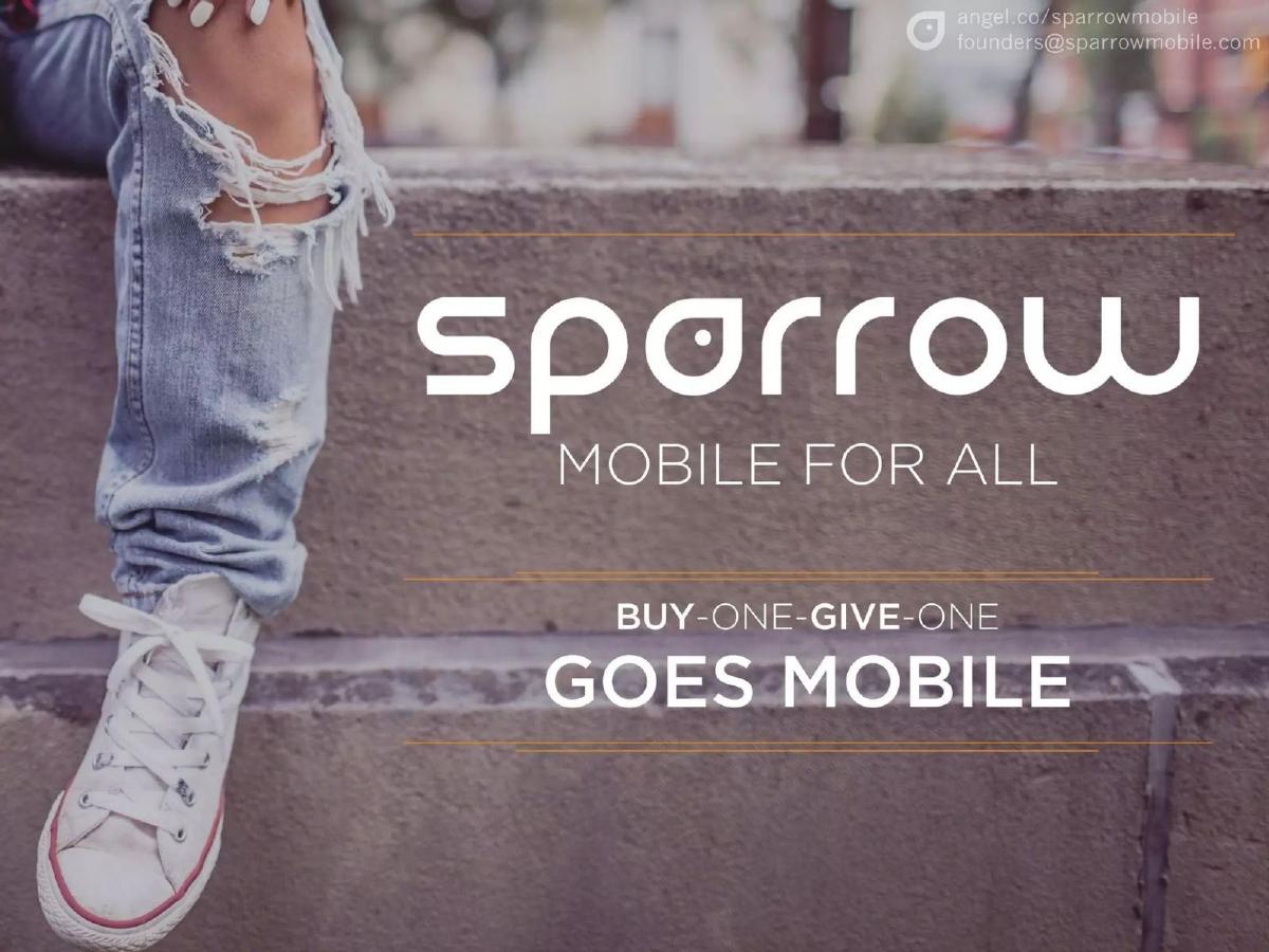 Sparrow pitch deck slide 3 of 12