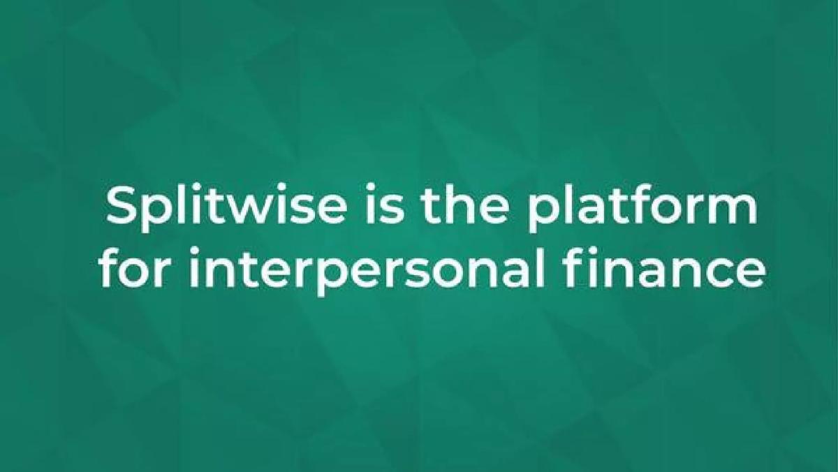 Splitwise pitch deck slide 2 of 14