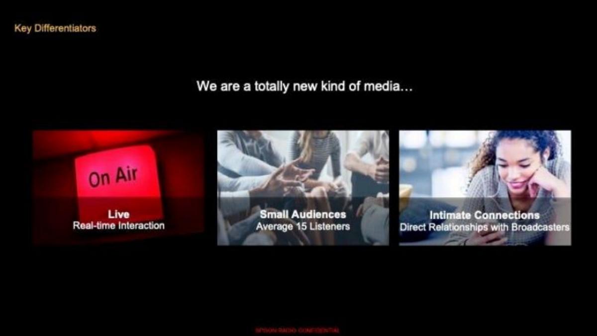 Spoon Radio pitch deck slide 5 of 16