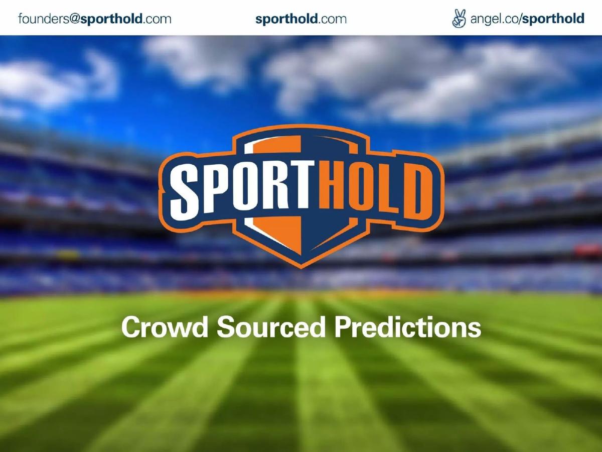 Sporthold pitch deck slide 1 of 10