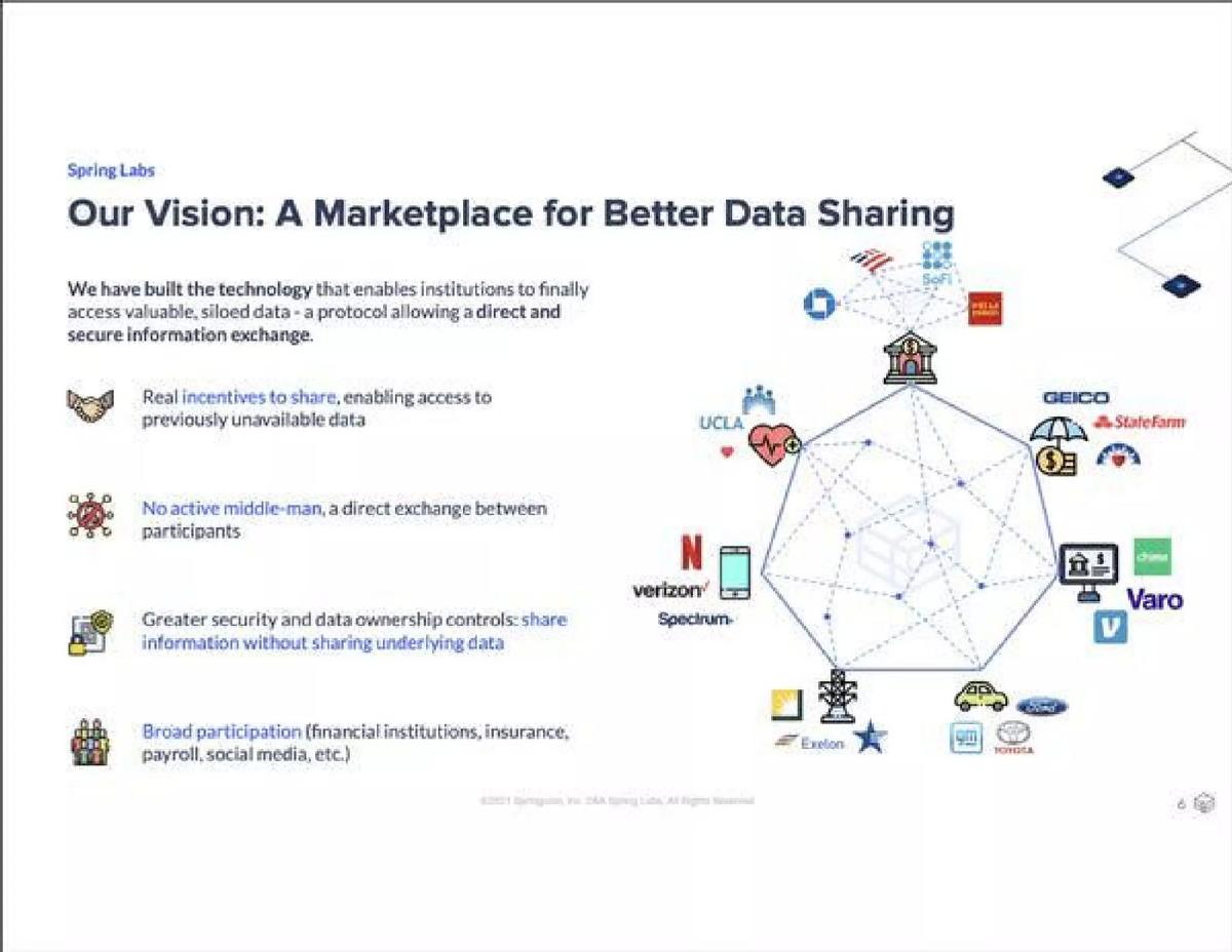 Spring Labs pitch deck slide 6 of 10