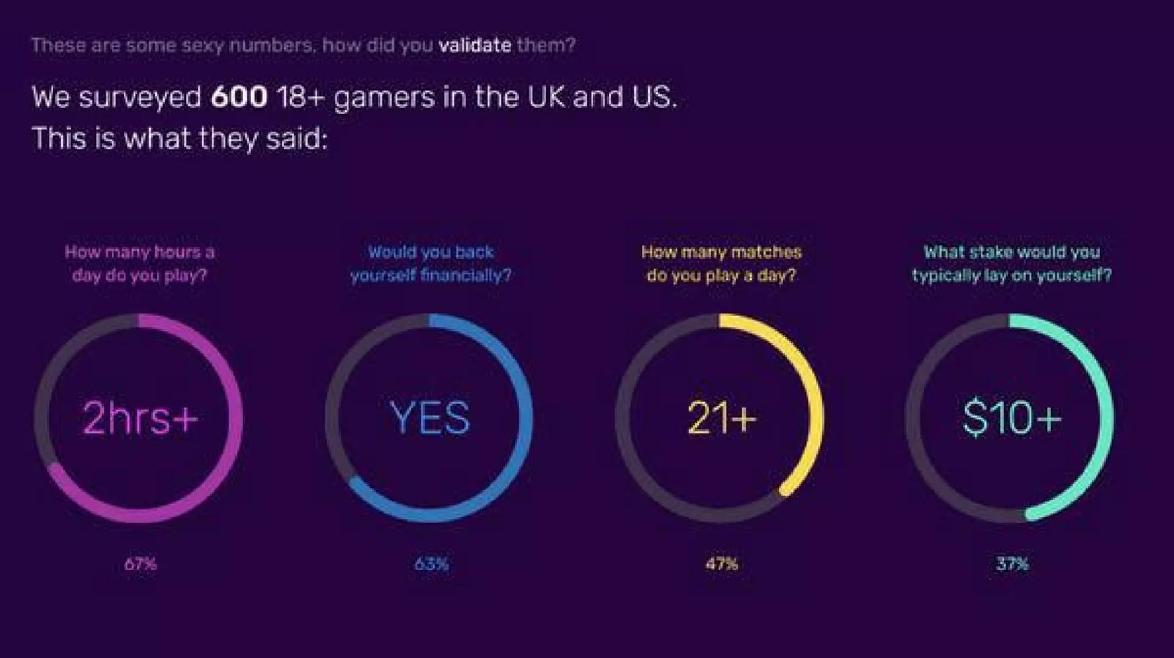 Stakester pitch deck customer research slide 8
