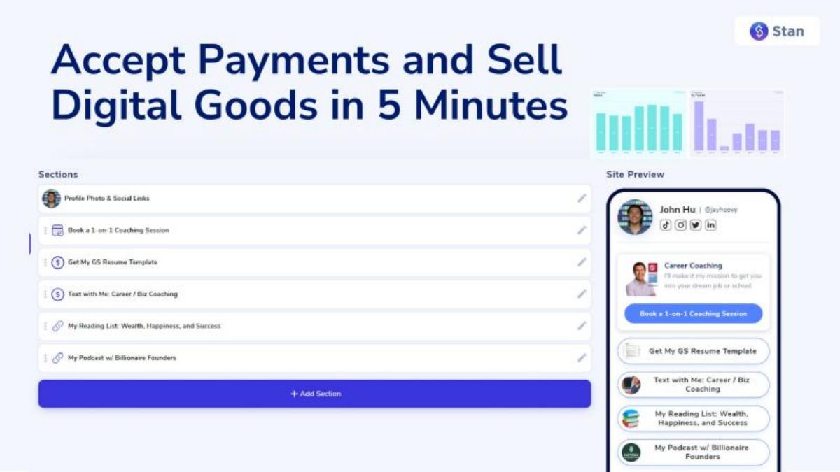 Stan.store pitch deck slide 5 of 12