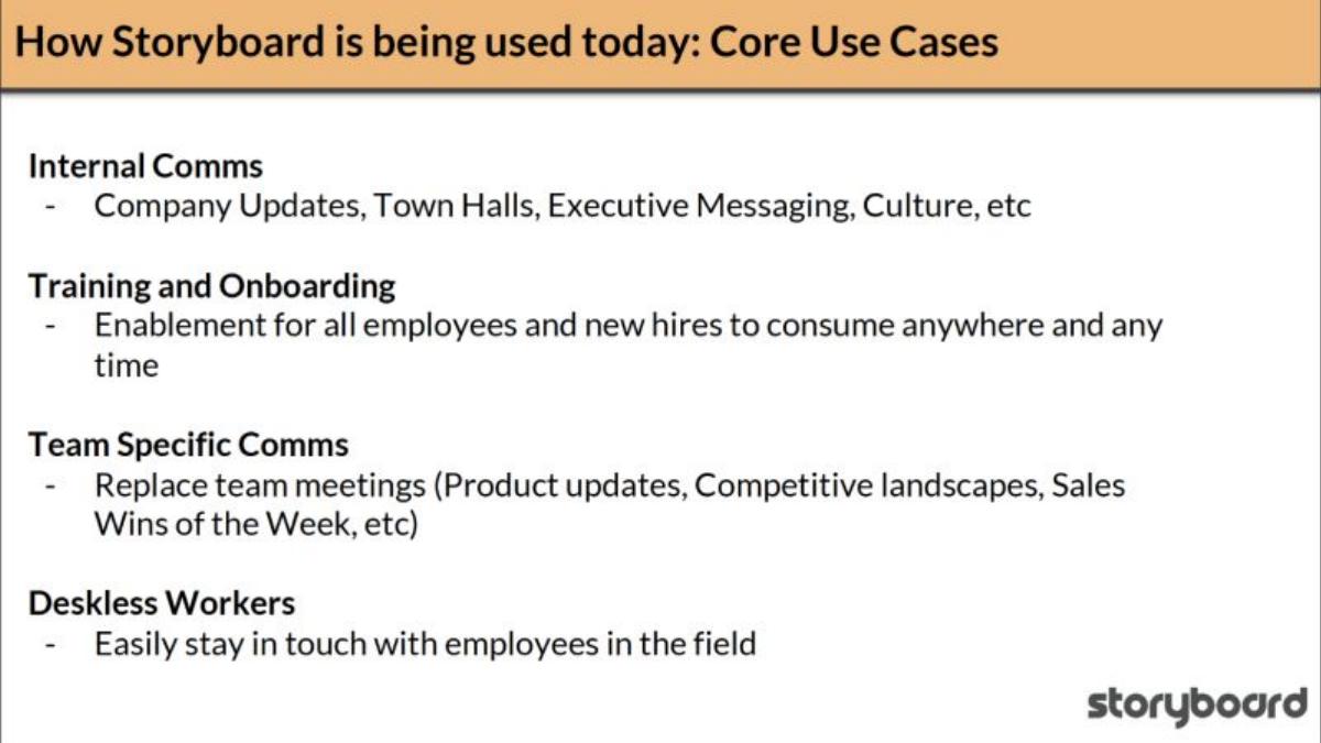 Storyboard pitch deck slide 6 of 8