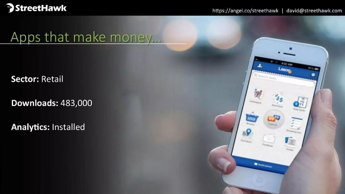 StreetHawk pitch deck slide 3 of 10