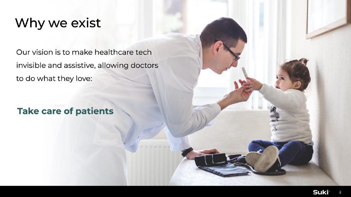 Suki pitch deck slide 2 of 17