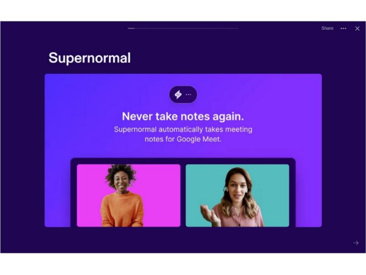 Supernormal pitch deck slide 1 of 18