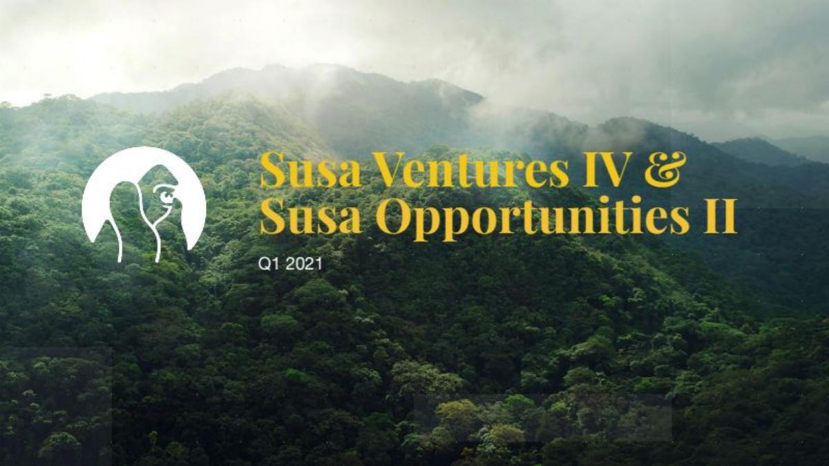 Susa Ventures pitch deck slide 1 of 33