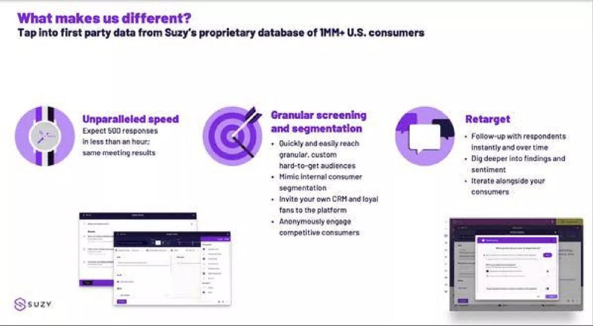 Suzy pitch deck slide 3 of 14